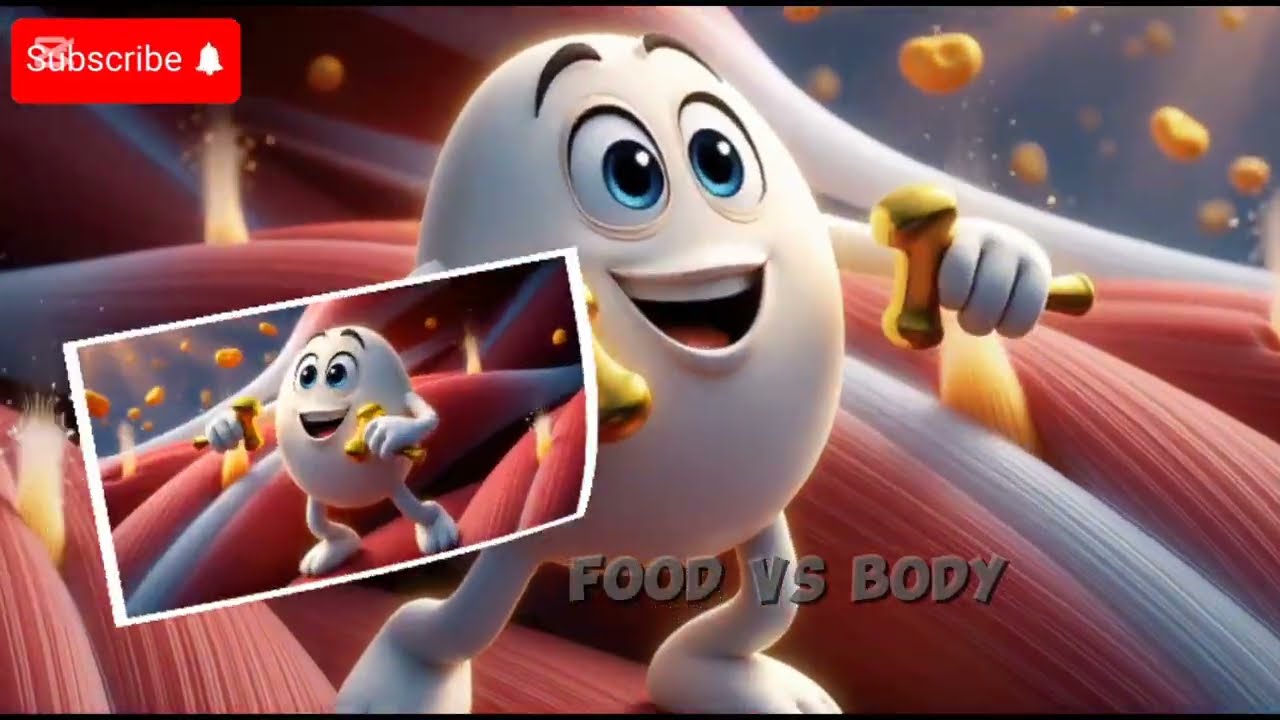 Egg vs Body | Protein Ka Jism Par Asar | Healthy Food Animated Video