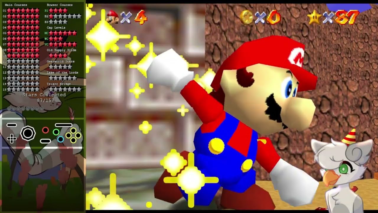 Super Mario 74 Extreme Edition | [B2] Bowser's Quicksand Pit (Savestateless)