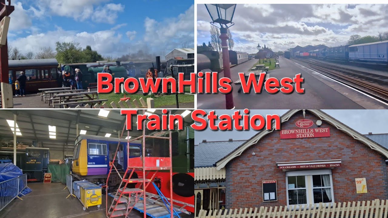 TRAINS TRAINS & MORE AT BROWNHILLS WEST STATION / CHASEWATER RAILWAY