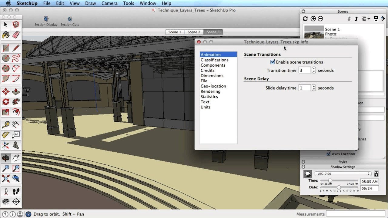 SketchUp Training Series: Scenes