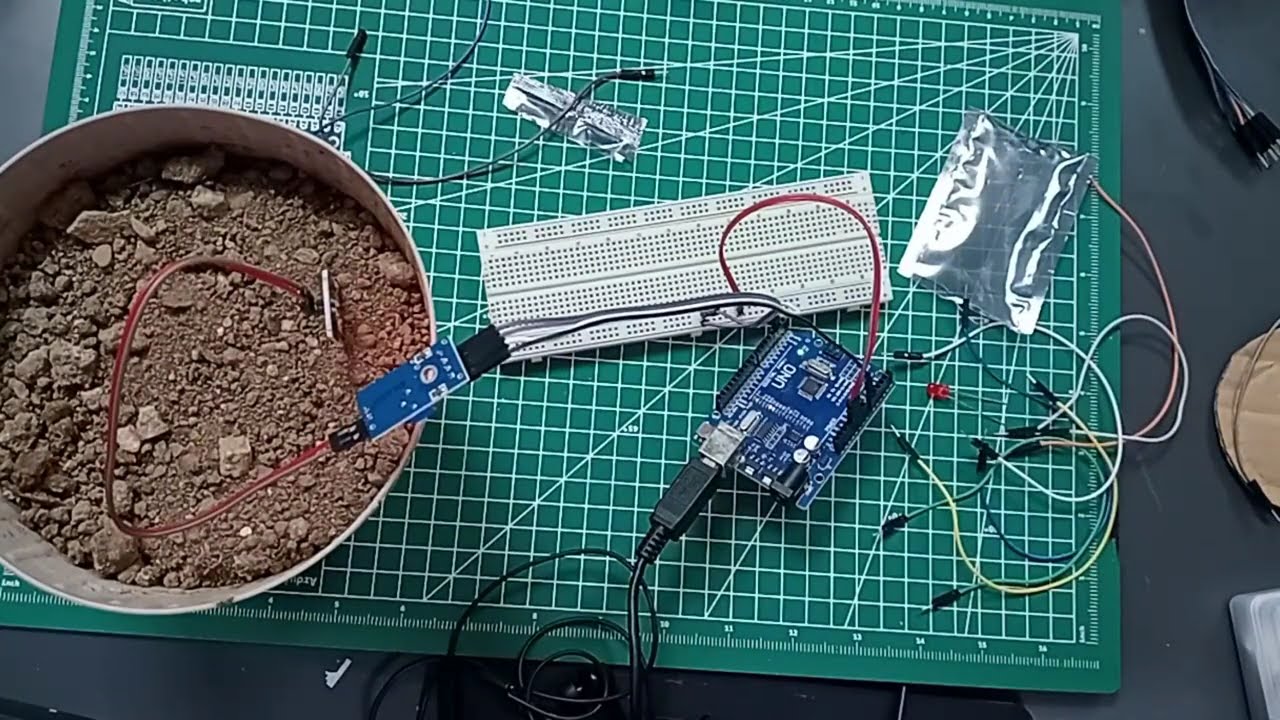 Arduino ile Toprak Nem Sensörü  Otomatik Sulama Sistemi Yapımı