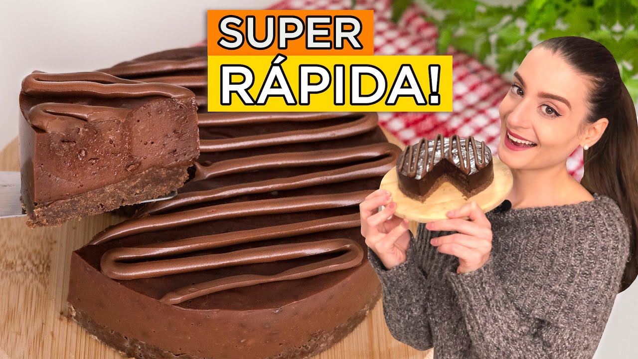 Sobremesa Gelada com 5 Ingredientes: TORTA MOUSSE DE NUTELLA (sem Forno e sem Ovo) - Bom Gosto