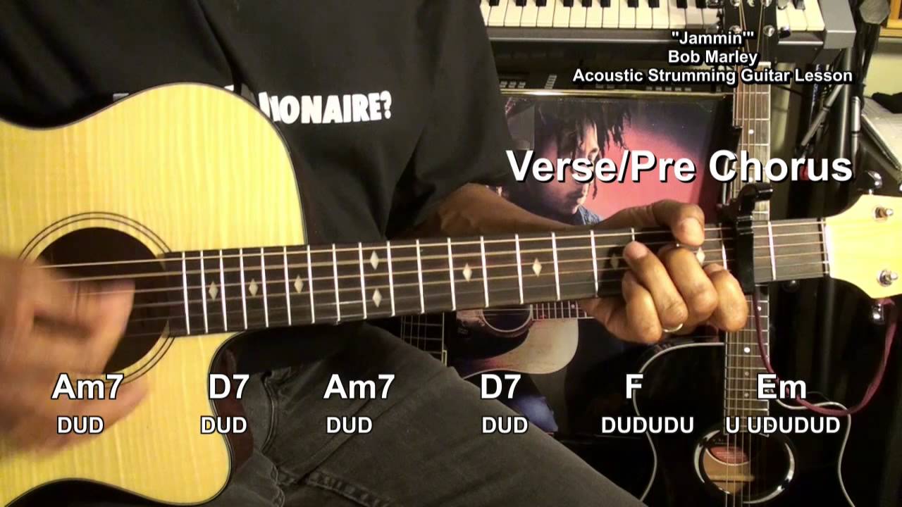 How To Play Jammin' Bob Marley Guitar Lesson