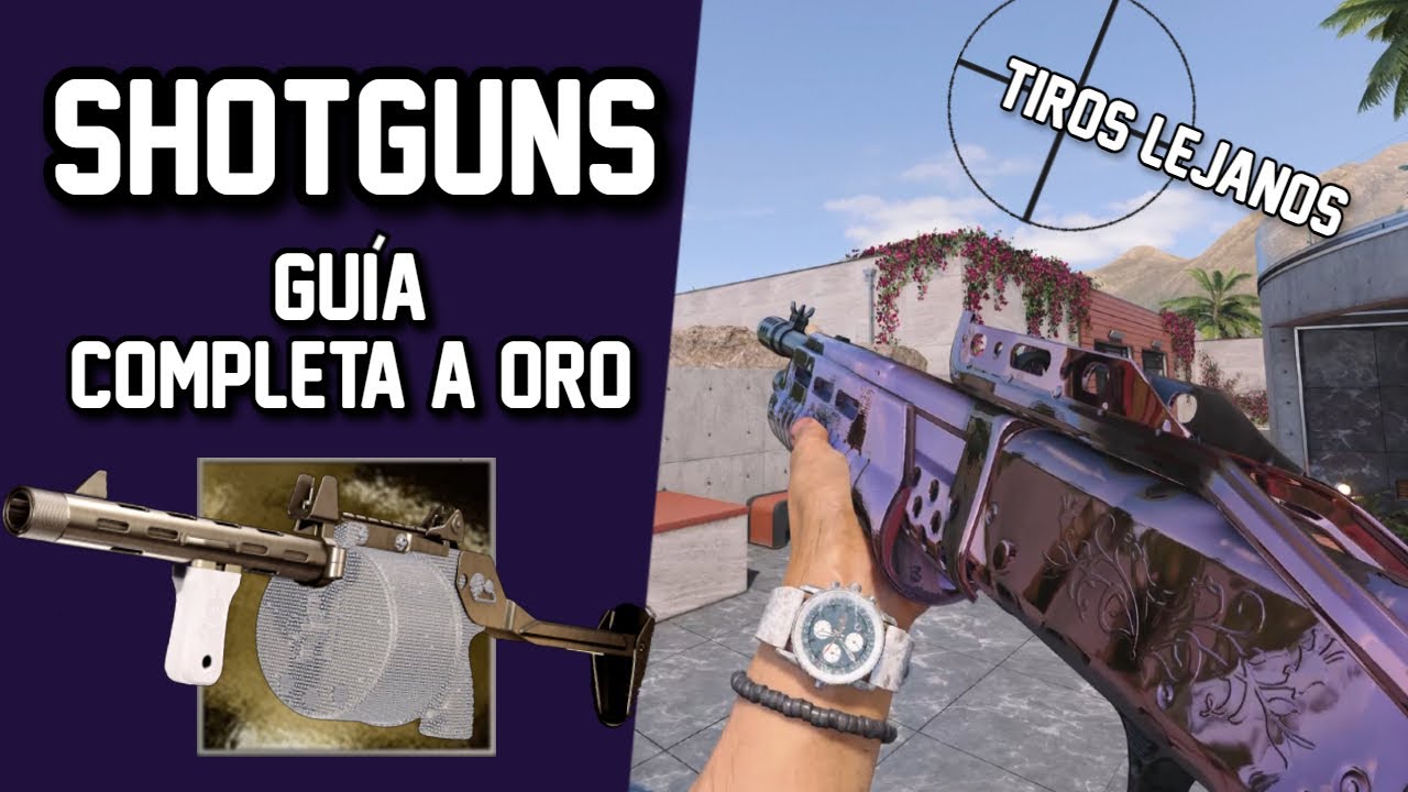 GUÍA COMPLETA ¿Cómo conseguir TODAS las escopetas en ORO? |COLD WAR| SAS4LEX