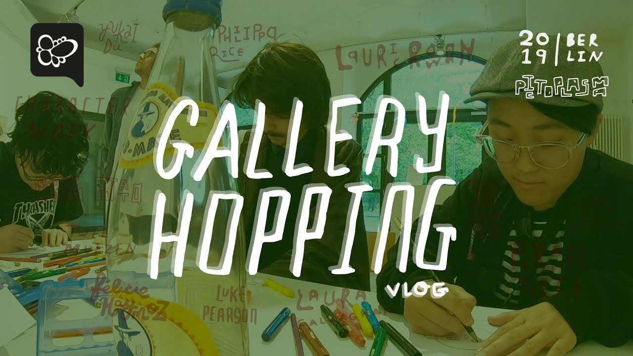 Gallery Hopping | Pictoplasma Character Walk |  🖼🚶🏻&zwj;♂️Art Vlog in Berlin