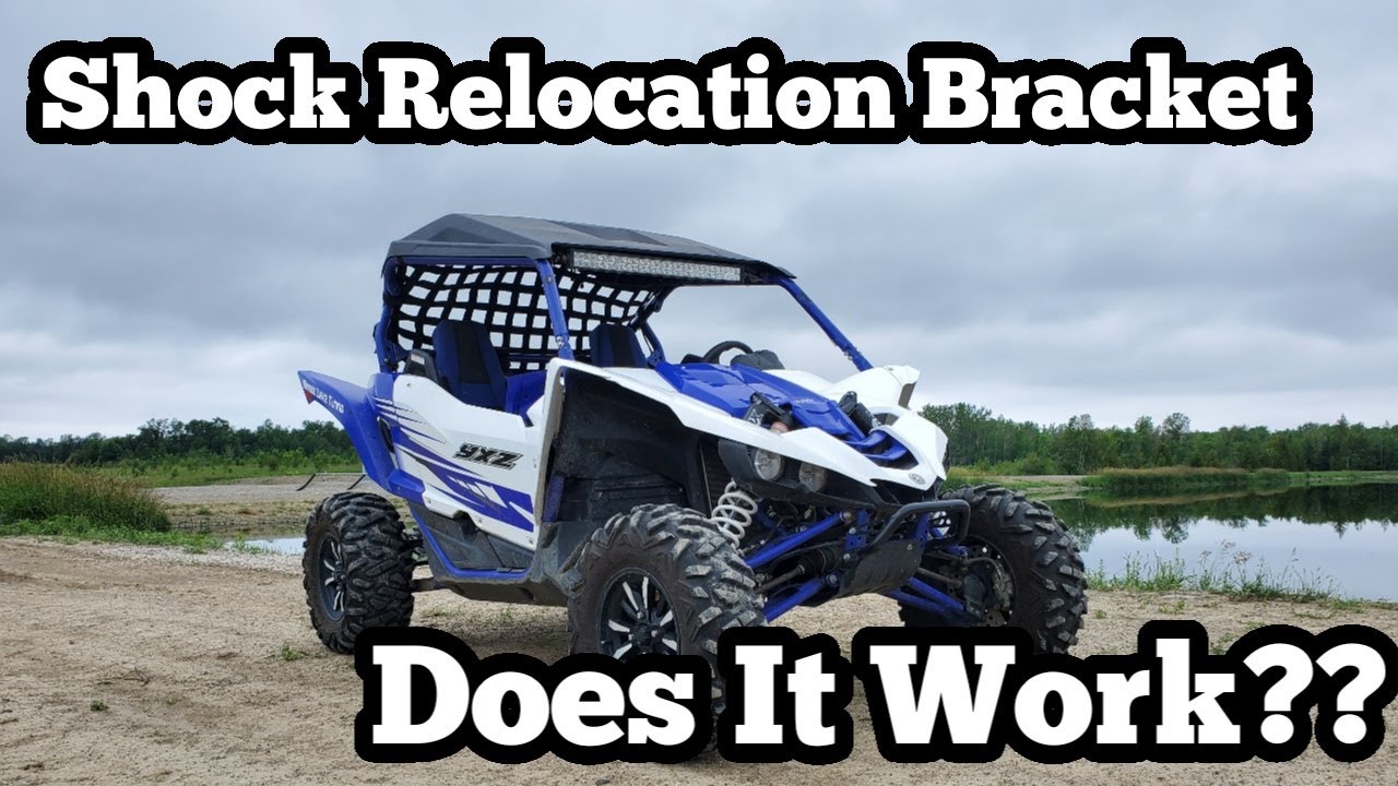 Yamaha YXZ 1000 Front Suspension Shock Relocation Bracket Testing 