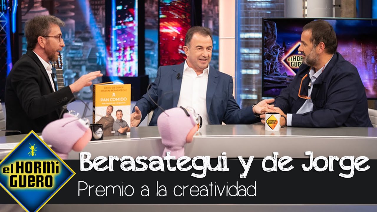 Martín Berasategui concede a Pablo Motos un irónico premio a la creatividad - El Hormiguero