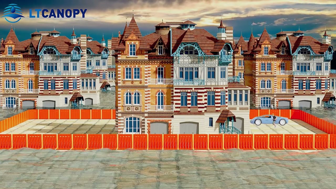 Working principle of L shape flood barrier -Foshan LiTong FanPeng Co., LTD#floodcontrol