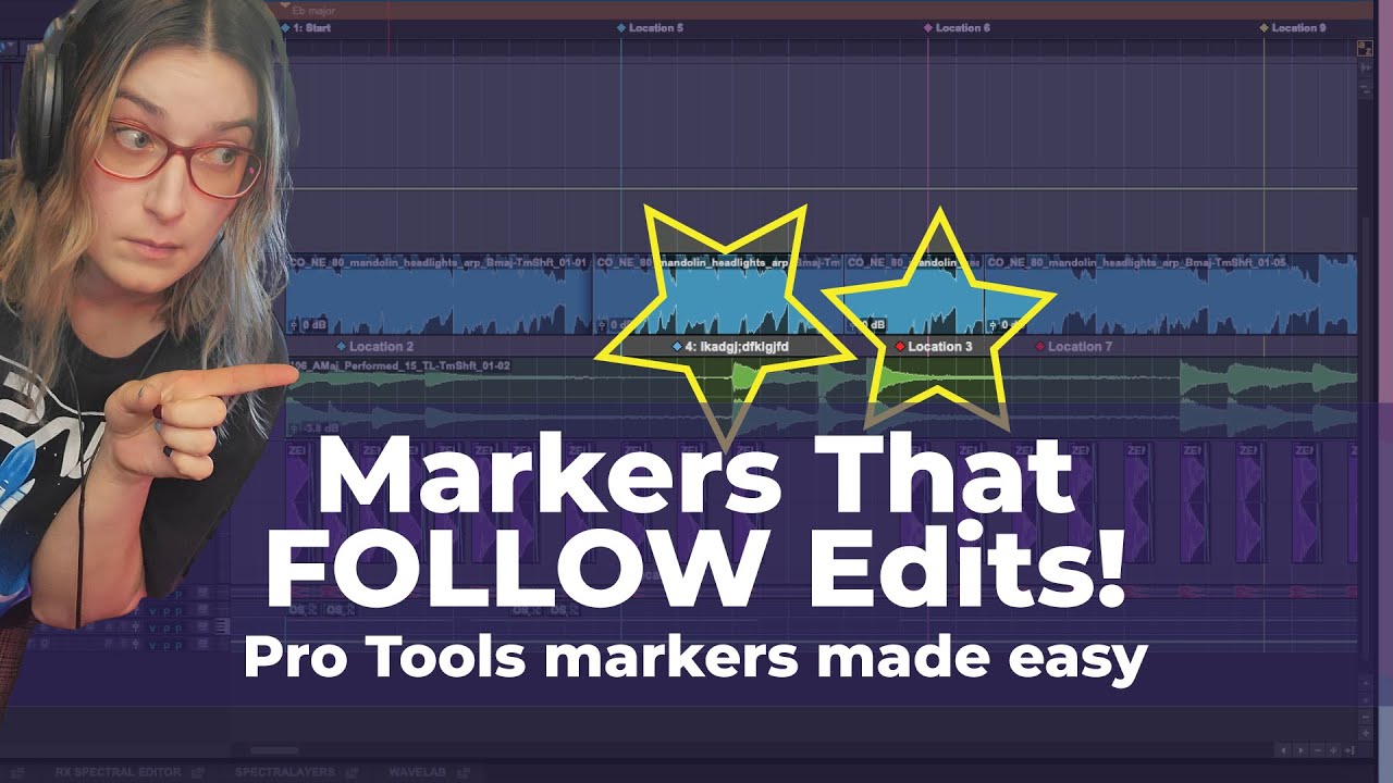how to use markers & not lose your mind (Pro Tools markers not following your edits? here’s why!)