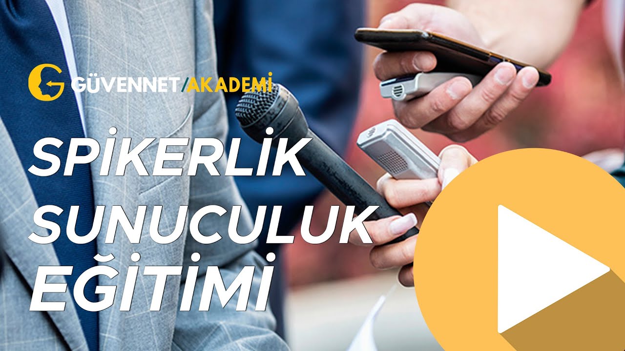 Spikerlik ve Sunuculuk Eğitimi