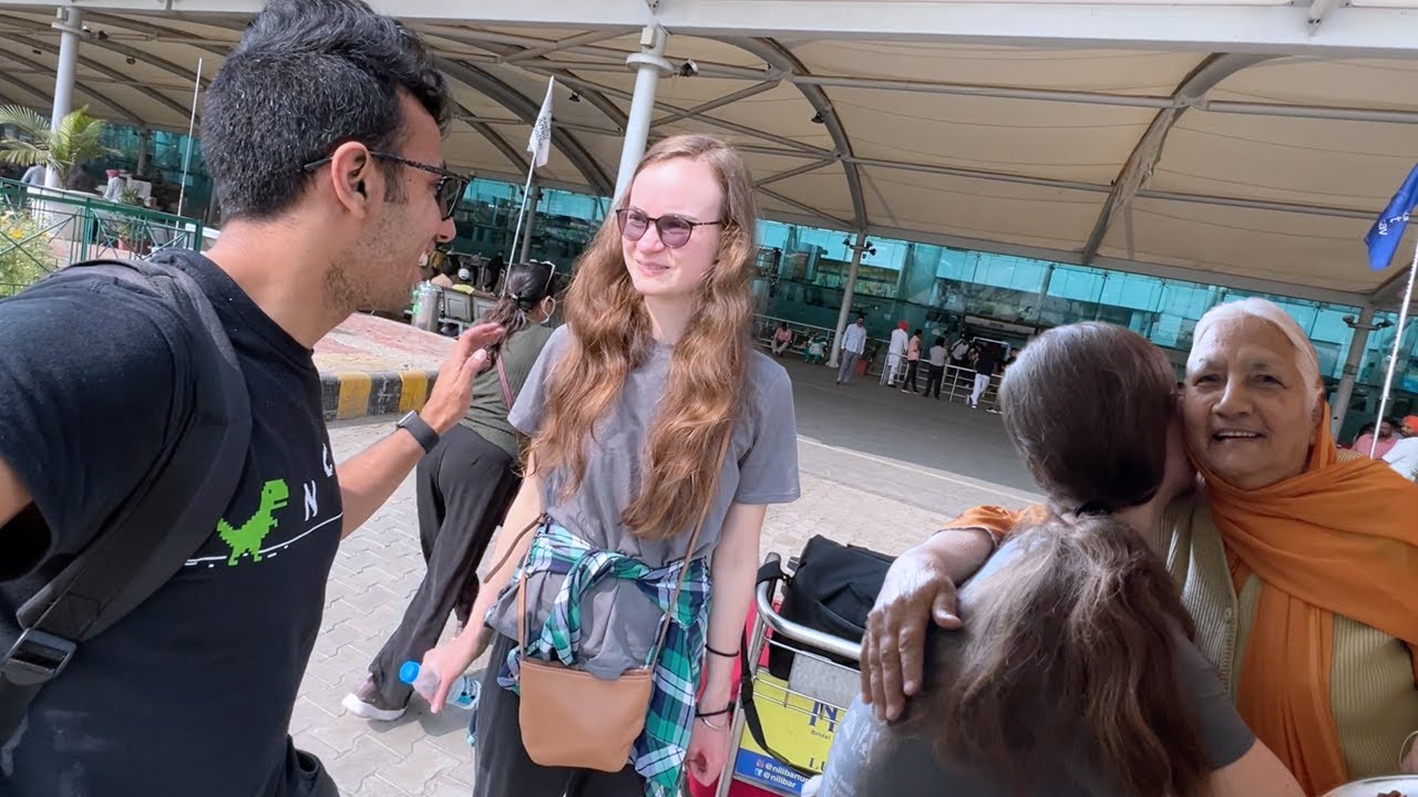 Katie's Last Day in India 😢 Staying at Hotel inside Delhi Airport!