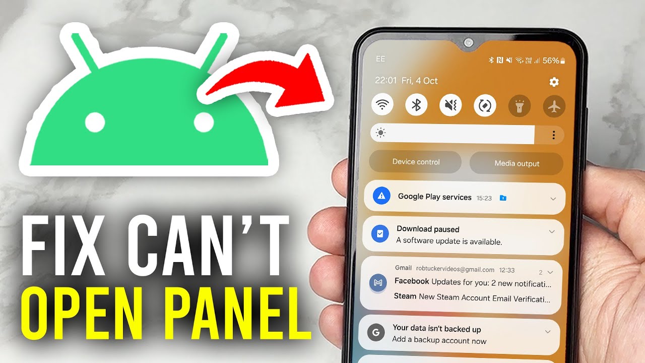 Fix Pull Down Not Opening Notification Panel On Android - Full Guide