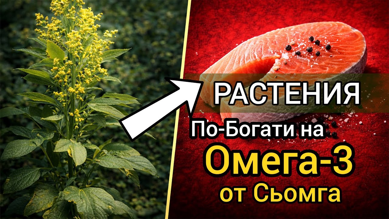 Повече Омега-3 От Сьомга? Вижте Кои Са Тези Растения!