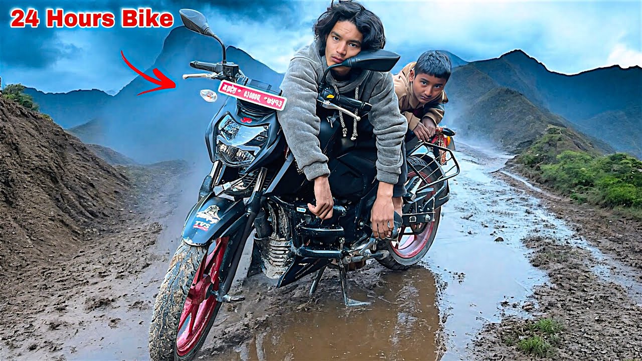 24 Hours Living Only on My Bike 😳🔥 | २४ घण्टा बाइकमा बस्ने चुनौती !!
