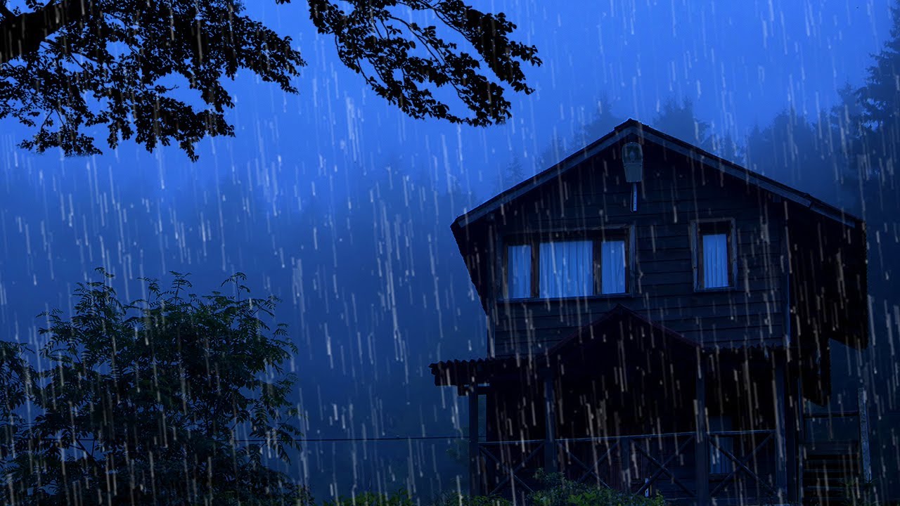 Barulho de Chuva para Dormir Profundamente - Som de Chuva e Trov&otilde;es &agrave; Noite #08 Nature White Noise