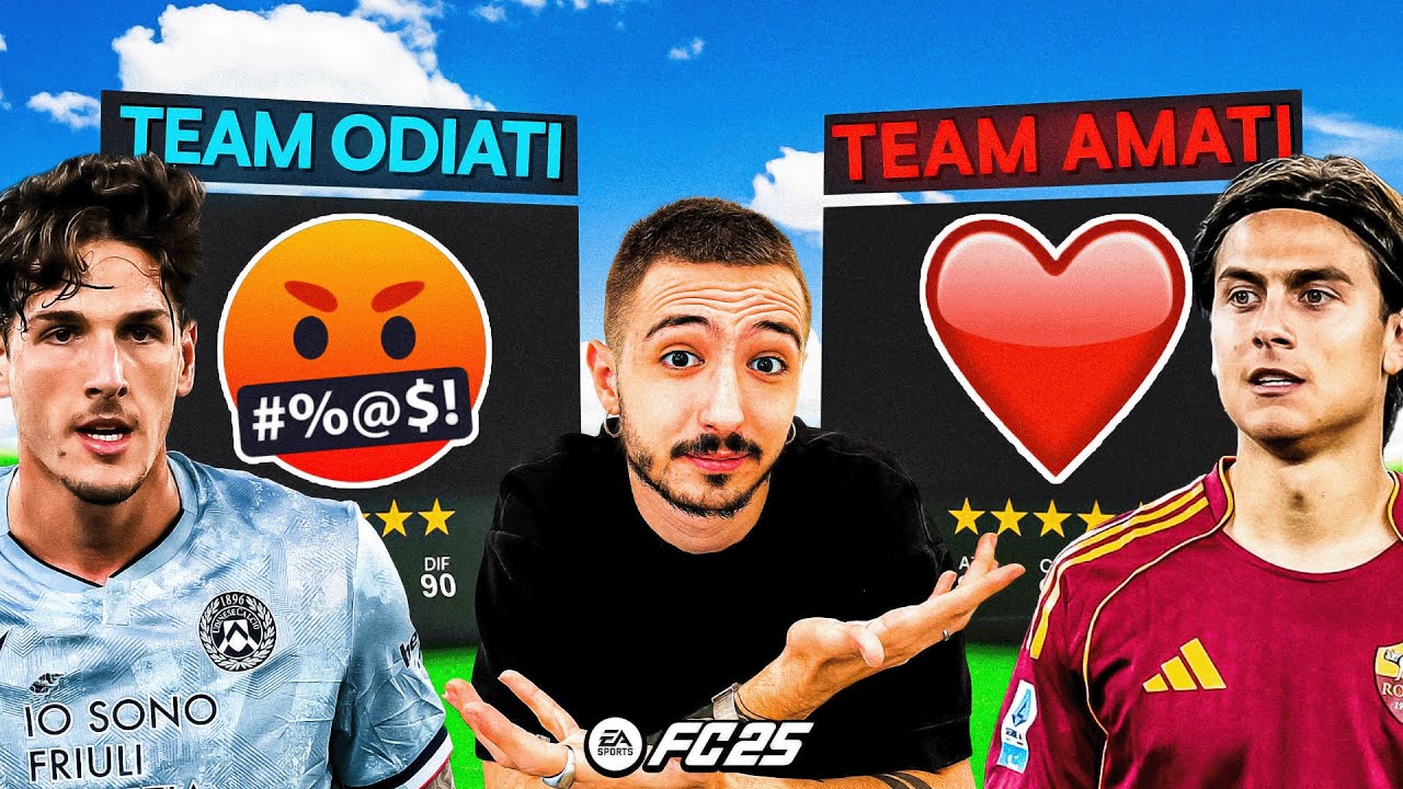 GIOCATORI ODIATI vs GIOCATORI AMATI su FC 26!