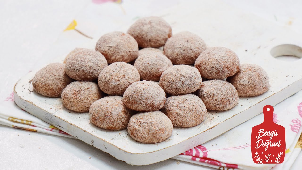 TEK LOKMALIK 😋 TARÇINLI MİNİK KURABİYE TARİFİ (Ağızda Dağılan Kurabiye)