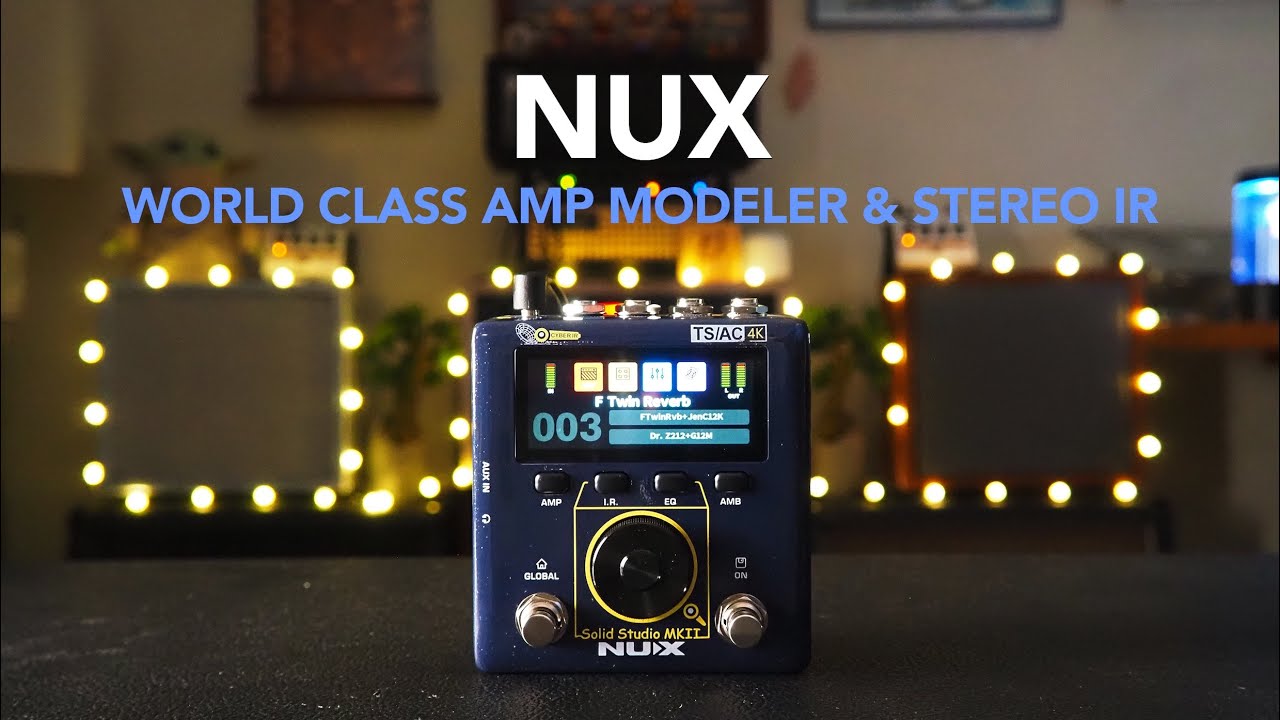 NUX // Przedwzmacniacz Solid Studio MKII, symulator wzmacniacza mocy i ładowarka podczerwieni (de...
