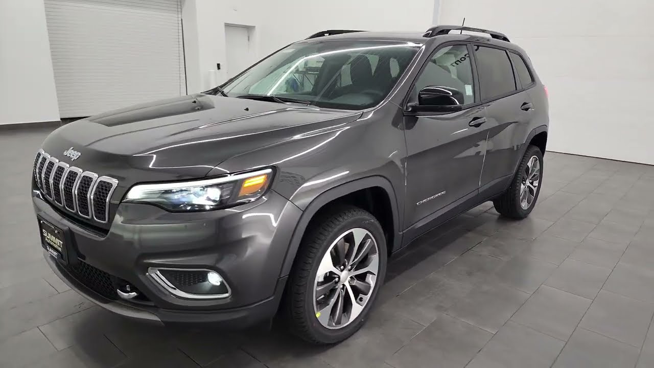 2022 JEEP CHEROKEE LIMITED ELITE GRANITE CRYSTAL 4K WALKAROUND 22J127 SOLD!