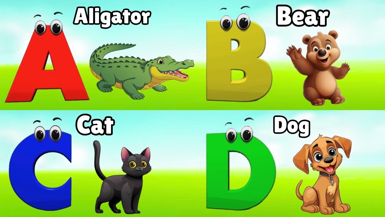 Phonics Animals Song | Learn ABC Alphabet with Animals for Kids