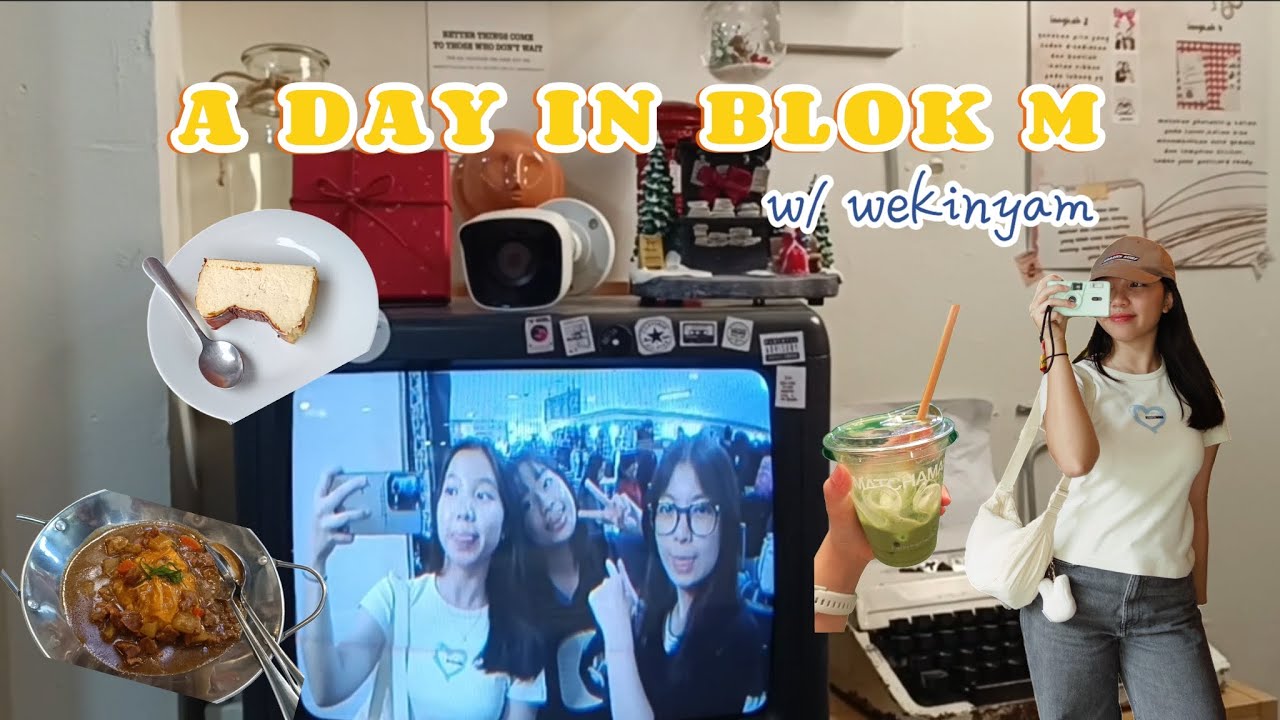 BLOK M VLOG 🍛 | drinking matcha, eating curry, photobooth 