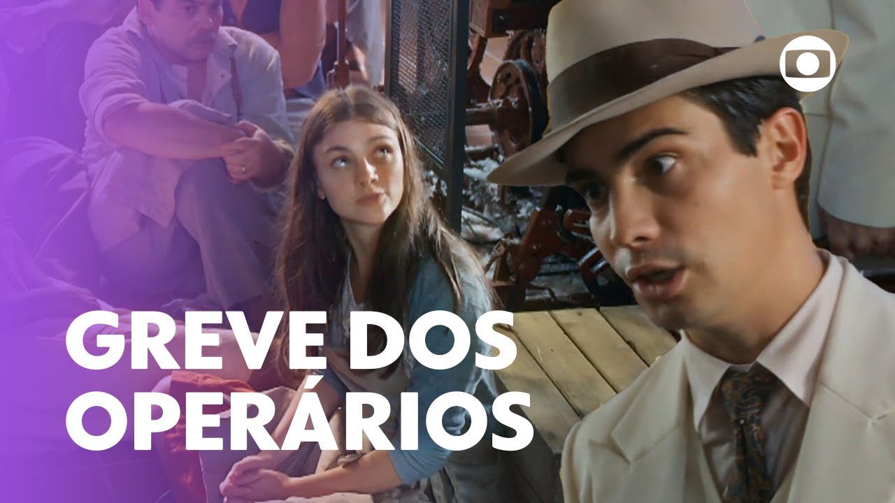Olívia lidera greve de operários na tecelagem | Além da Ilusão TV Globo