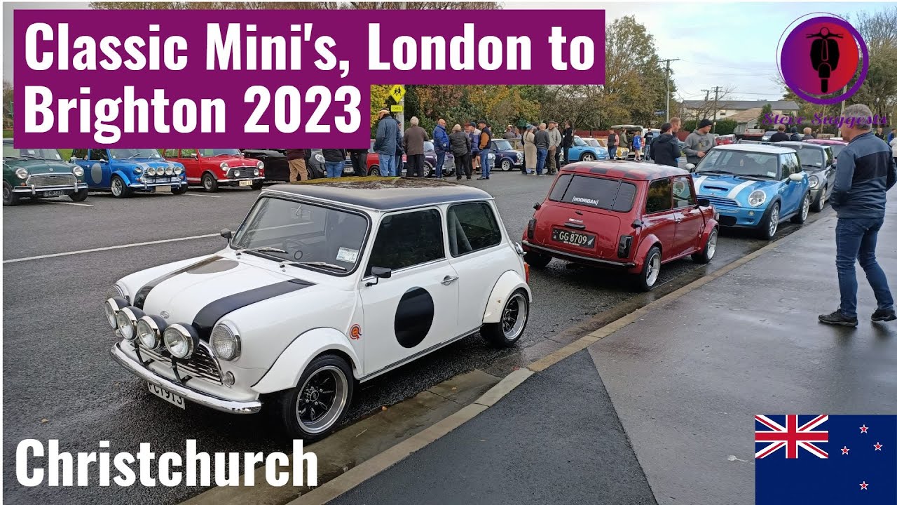 Classic Mini's on London to Brighton Run 2023
