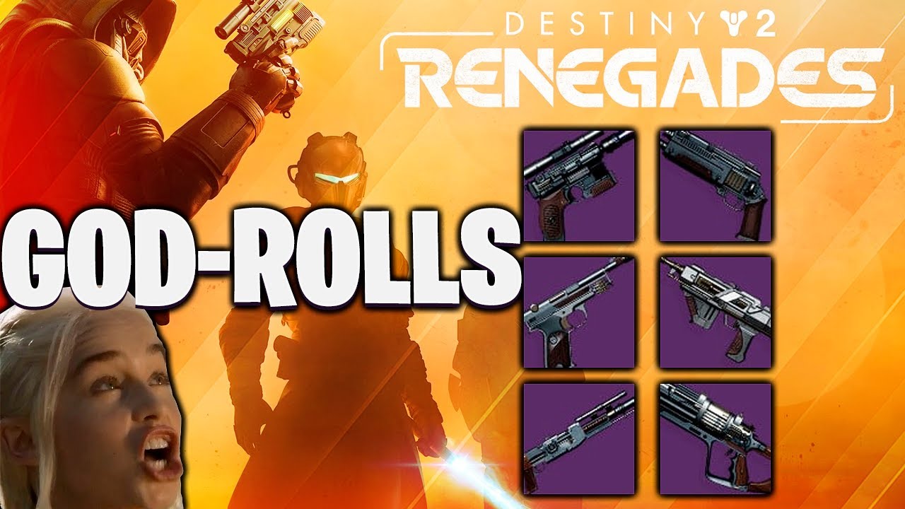 The BEST WEAPONS in YEARS! GOD-Rolls Destiny 2 Renegades