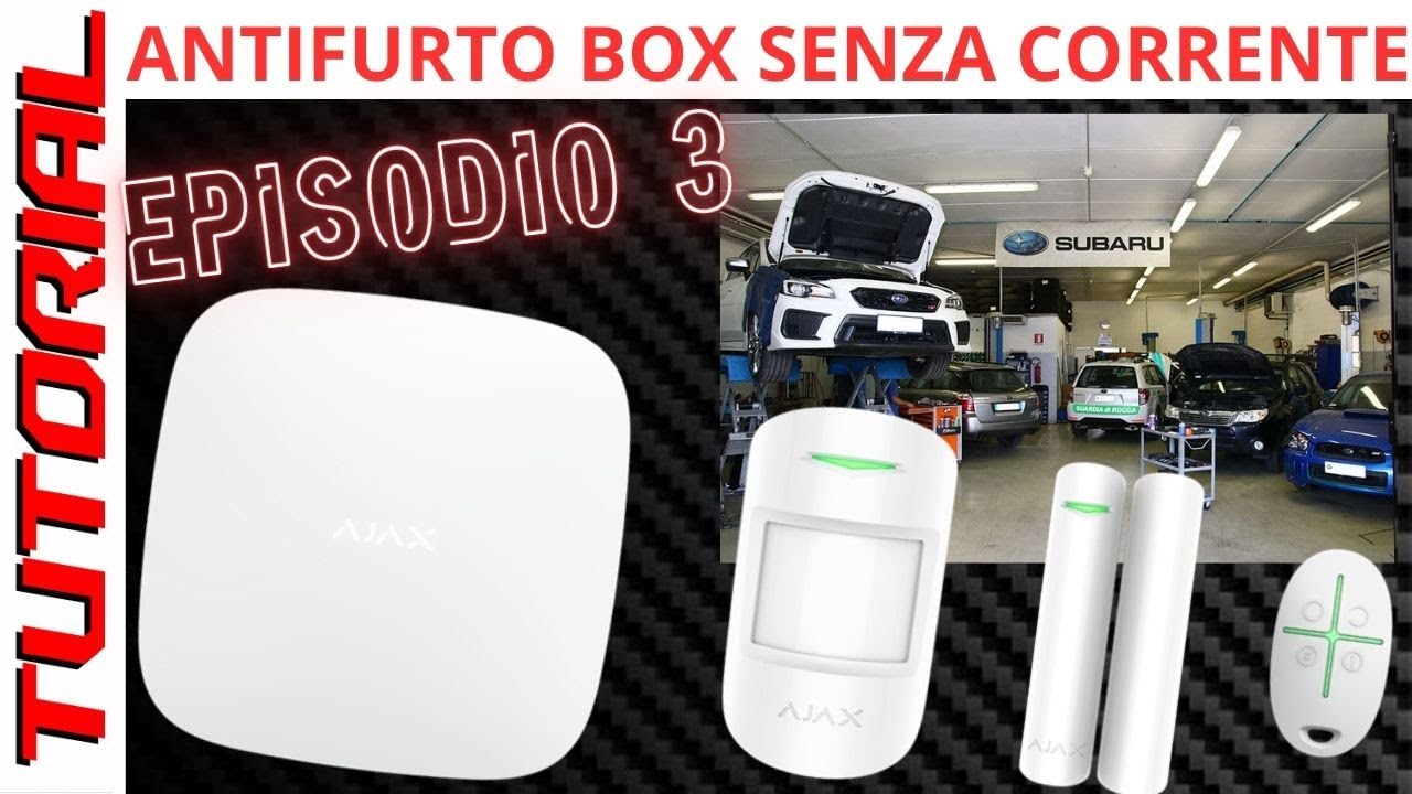 Impianto Elettrico Garage Ep. 3 TUTORIAL Impianto Allarme Ajax Senza Corrente