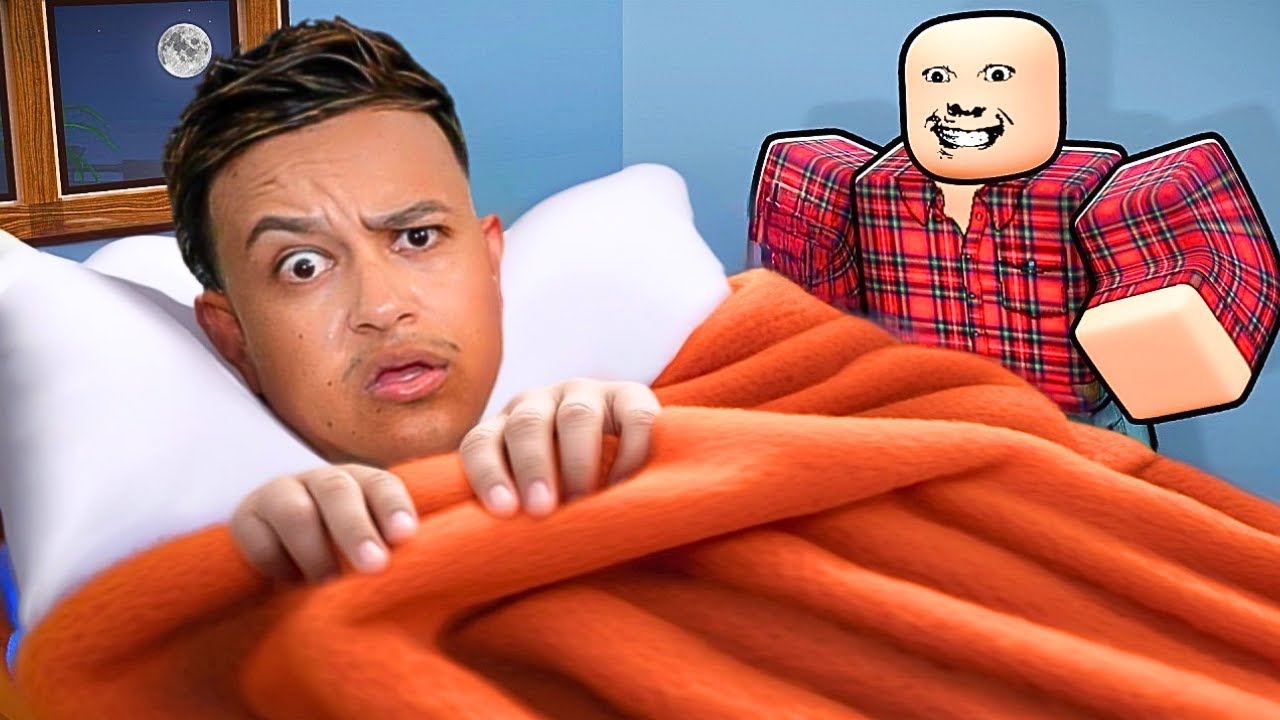 Я побывал на жуткой ночёвке... *ROBLOX*