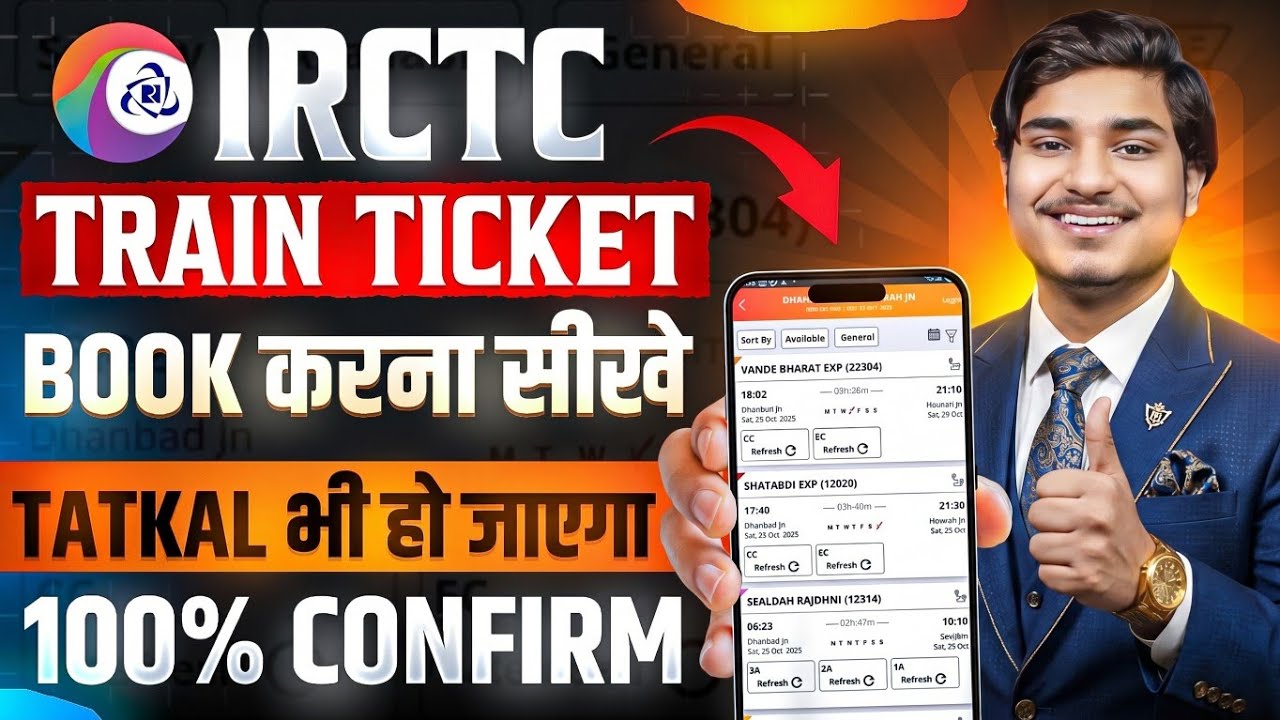 IRCTC Se Ticket Kaise Book Kare | How To Book Train Tickets Online In India | Train Ticket Booking