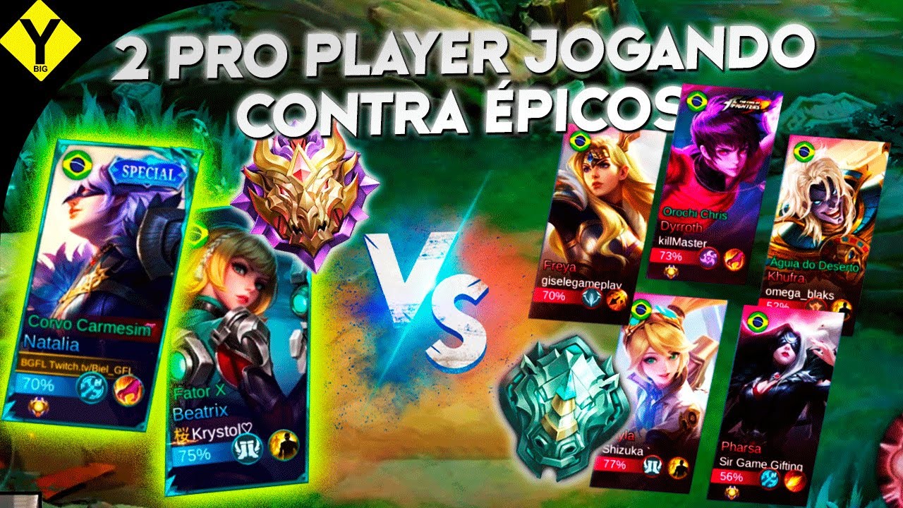 A DIFEREN&Ccedil;A ENTRE O &Eacute;PICO E M&Iacute;TICO ft. @JupiterMoba - Natalia Gameplay | Mobile Legends