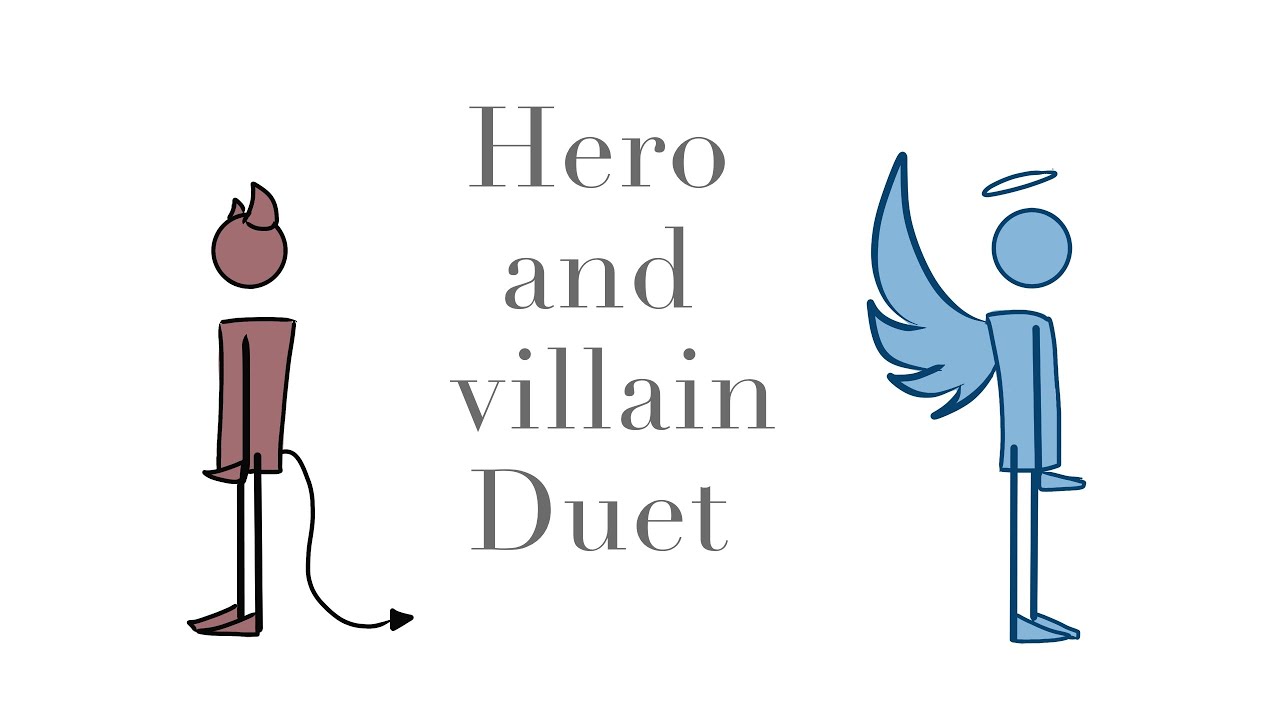 Hero n  villain duet | animación | Carbón