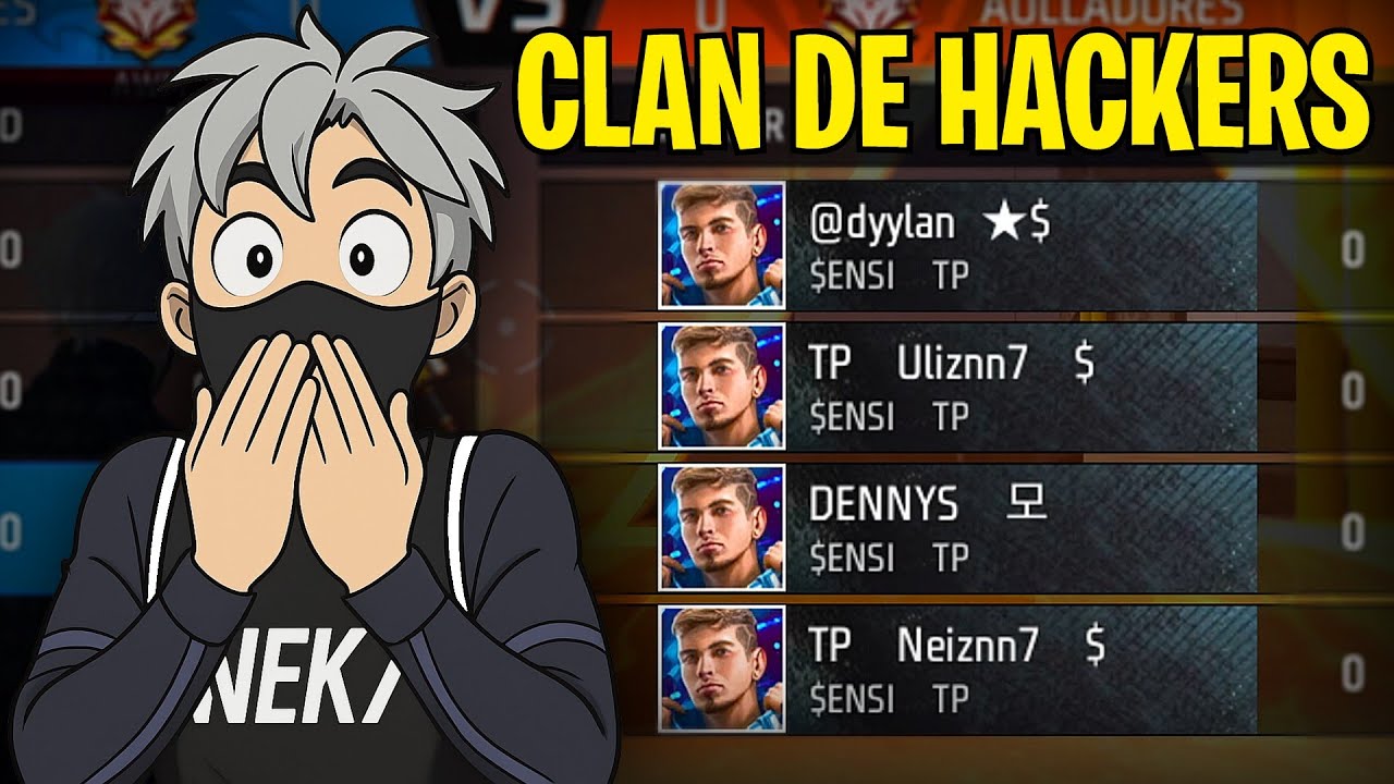 ¡CLAN DE PANELEROS ACTIVARON FAKE LAG PARA GANARME! 😂 FREE FIRE