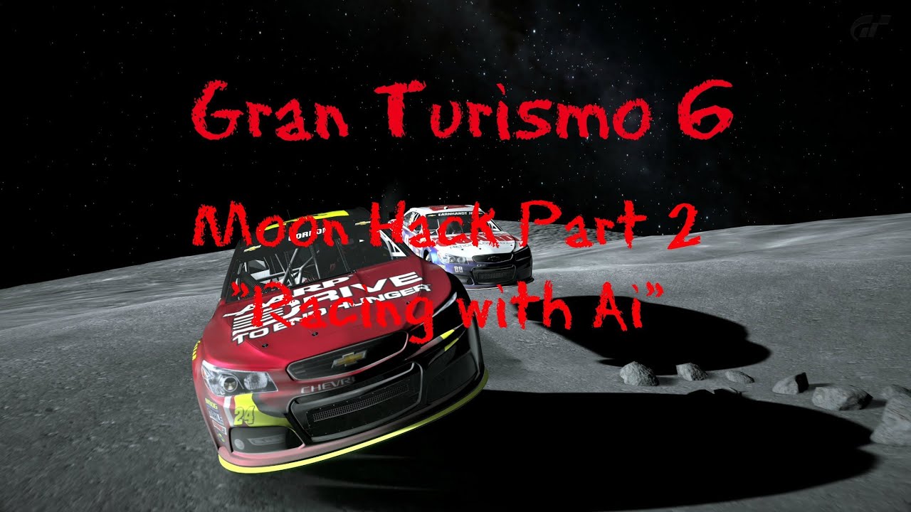 GT6 Moon hack Part2 | Racing with Ai on moon