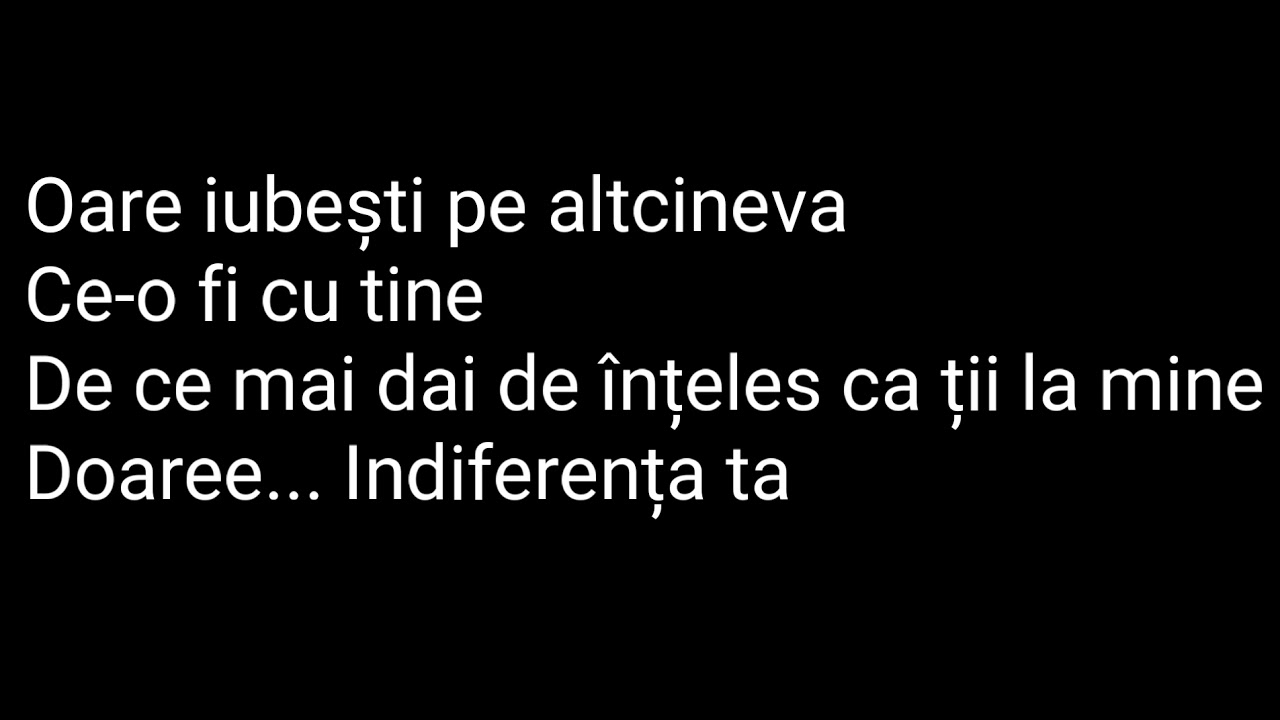 Jador - Indiferența ta ( versuri )