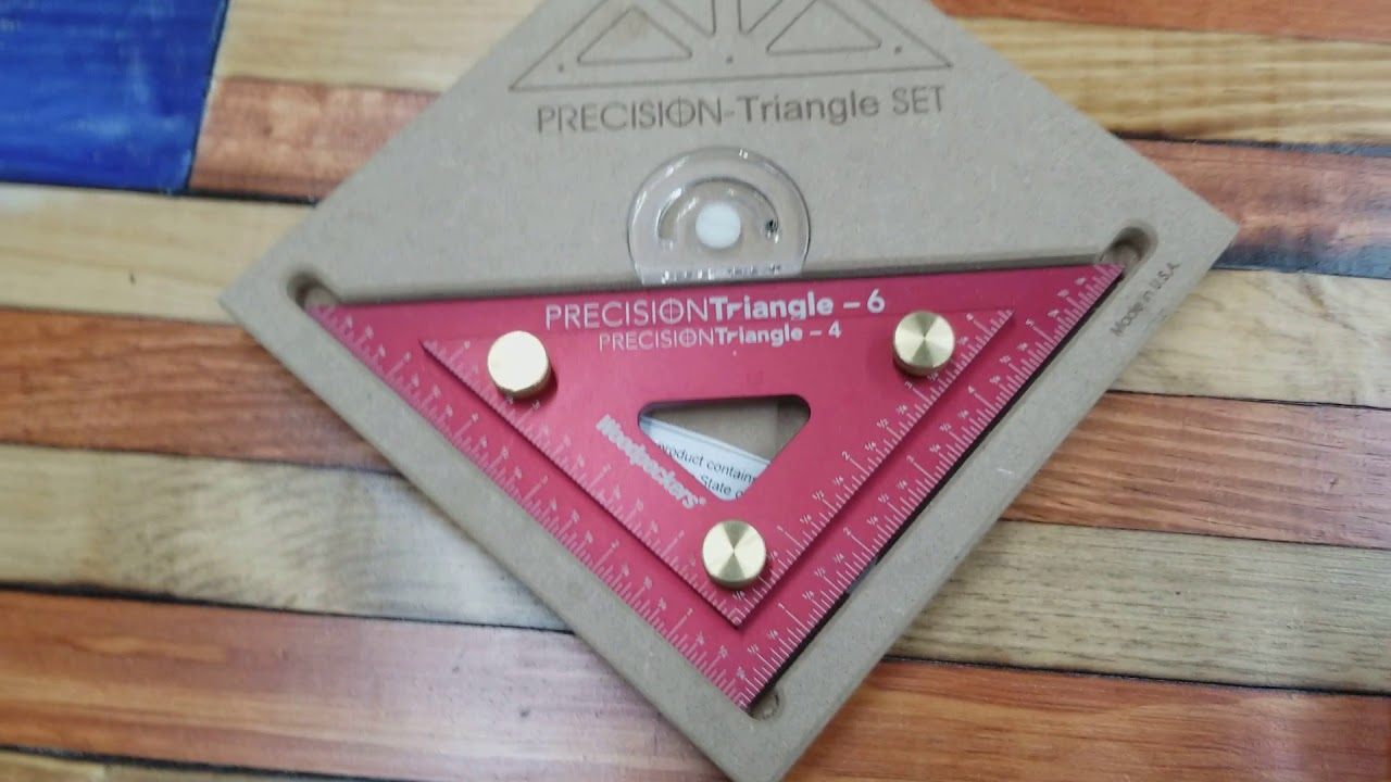 Review of the Woodpeckers 6-4 precision triangle