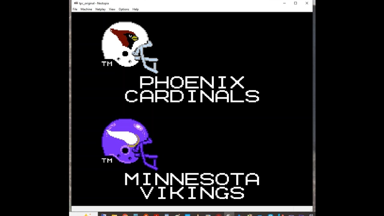 Tecmo Super Bowl Regular Season Week 9 Cardinals Season Cardinals vs Vikings And Scores AndStandings