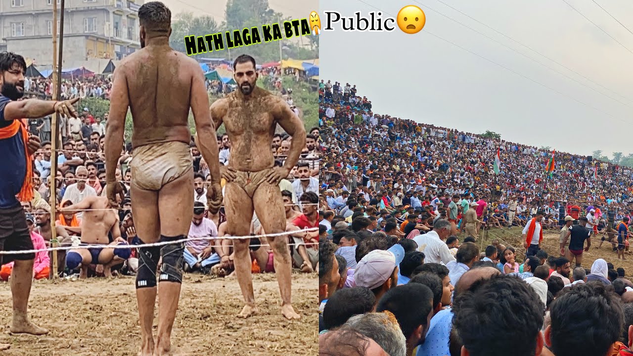 Pehlwan ne dar ka  HAMID IRAN ko kushti dedi🤬🤬 .live Dangal Gurah kalyal