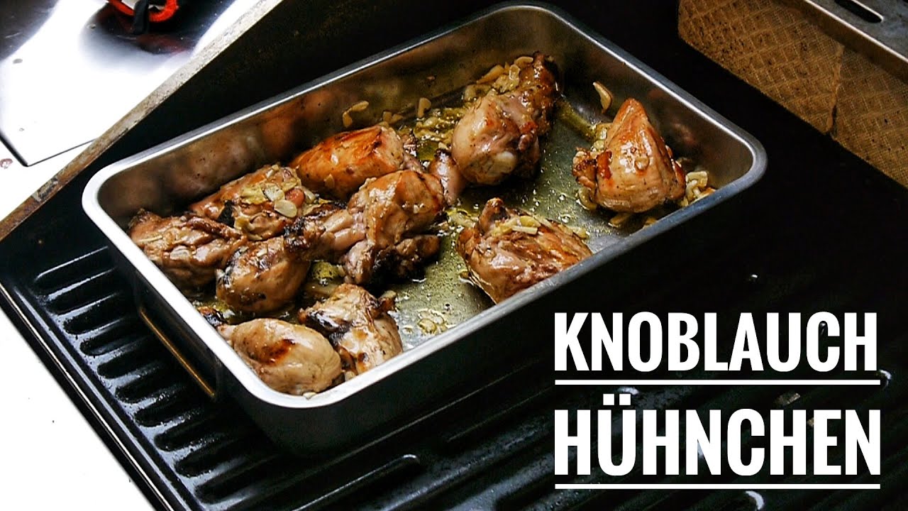 #128: Knoblauchhuhn vom Gasgrill (Garlic Chicken / Pollo al Ajiolo) - Spanischer Genuss Zuhause!