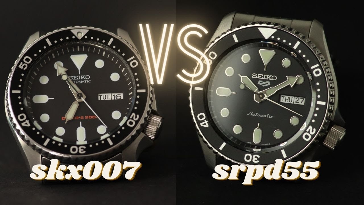 Stare kontra nowe czyli porównanie Seiko SKX007 z SRPD55