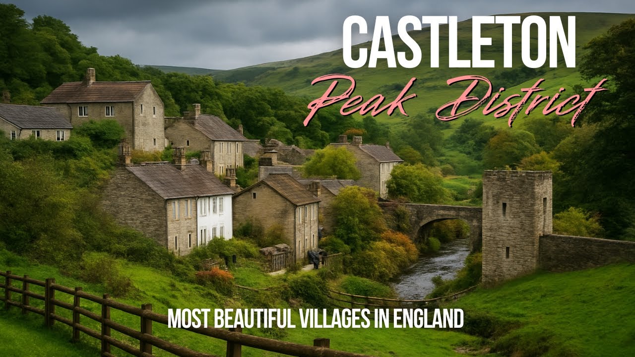 Castleton – The Most Beautiful Village in England | Hidden Gem of the Peak District 🇬🇧✨