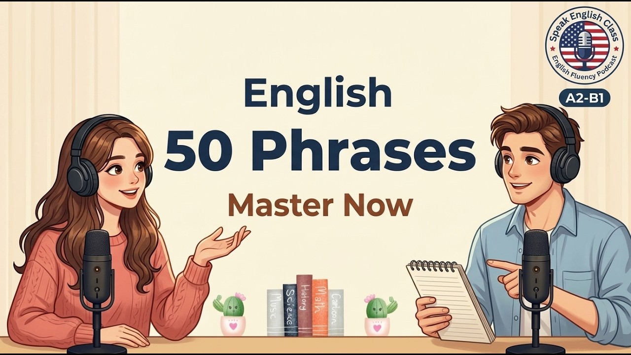Master These 50 Essential English Phrases Used in 98% of Daily Conversation