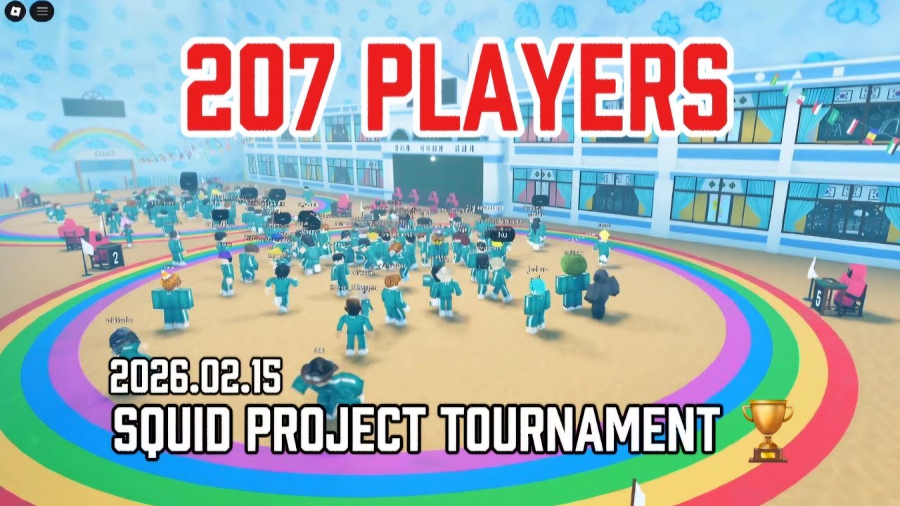  Squid Project Tournament 2026.02.15 🏆 [207 Players + Custom queue update]