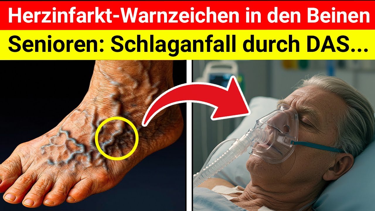 Warnzeichen f&uuml;r Herzinfarkt im Bein &ndash; Tausende Senioren erleiden Schlaganf&auml;lle, ohne es zu wissen