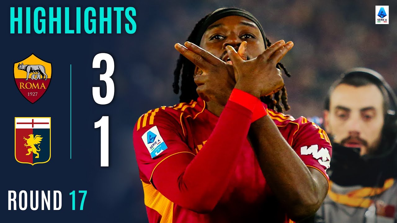 ROMA-GENOA 3-1 | HIGHLIGHTS | Roma Seals Hat-Trick in Seventeen Minutes | SERIE A 2025/26