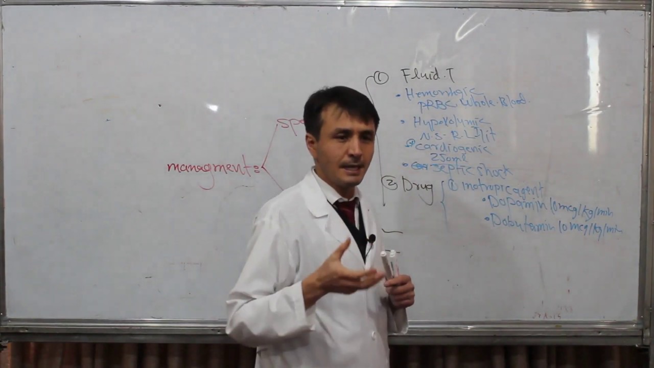 Treatment of Shock/تداوی شاک