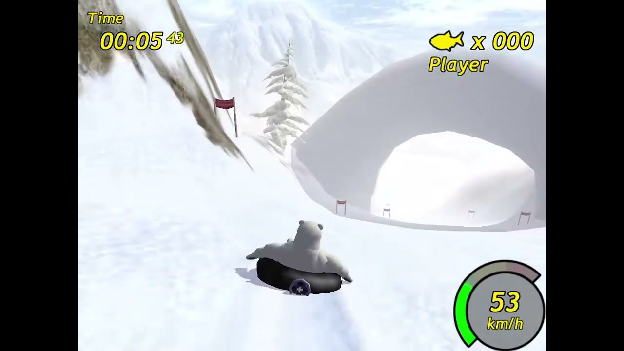 Tux Racer 1.1 - Bunny Hill - 00:46.46