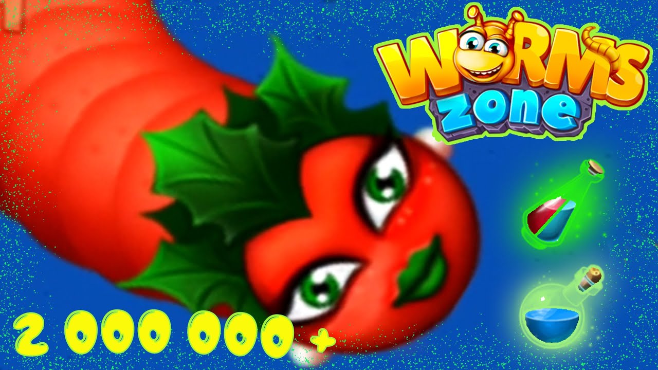 Червячная Зона. Worms Zone io. Топ рекорд на канале Матроскин в новом скине.