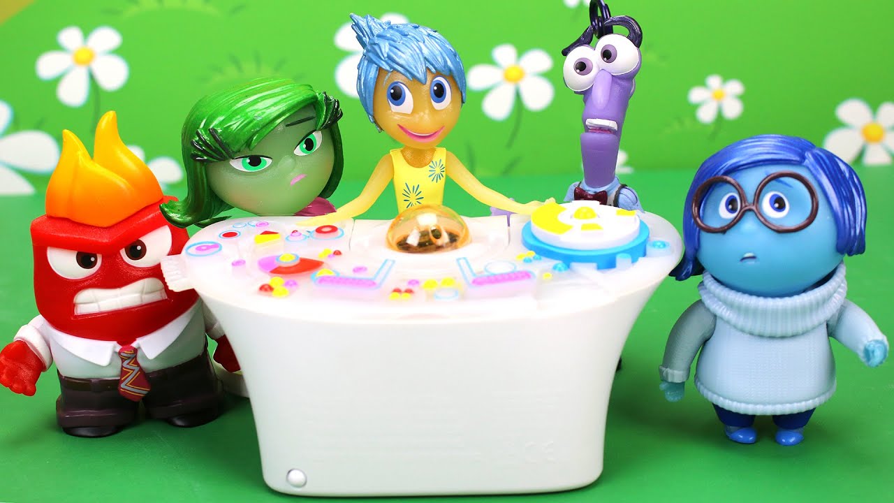 Inside Out Full Set Console Light Up products. Joy, Disgust, Fear, Sadness & Anger. TotallyTV.